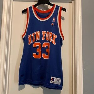 Men’s vtg New York knicks Ewing jersey size 40